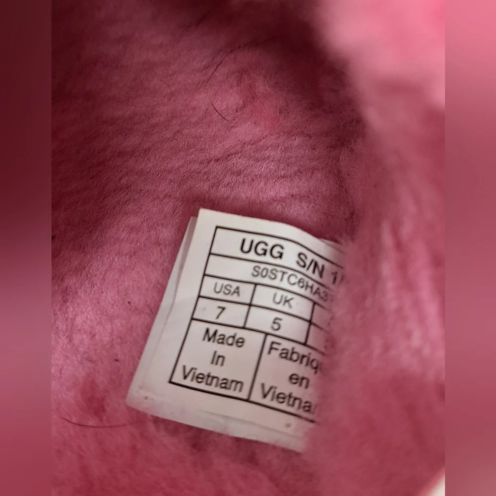 Ugg Women's Fluff Yeah Slide Slippers Fuzzy Pink Sandals Strappy Slip On 7 US - Picture 6 of 10